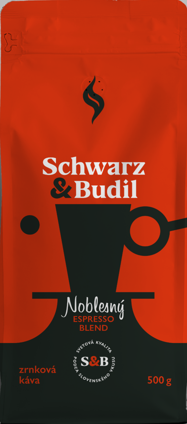 Schwarz & Budil Espresso káva zrnková 500 g