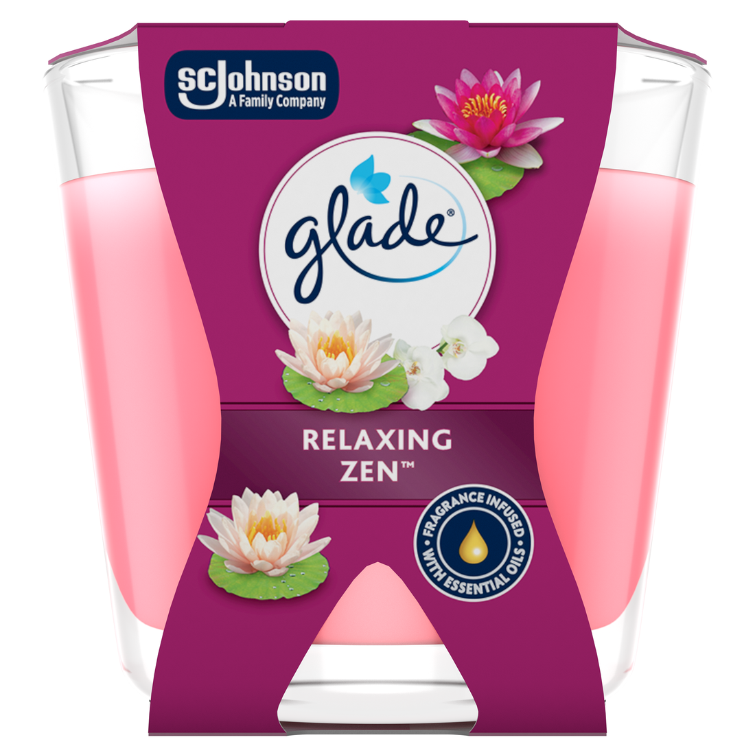 glade Relaxing Zen sviečka 70 g