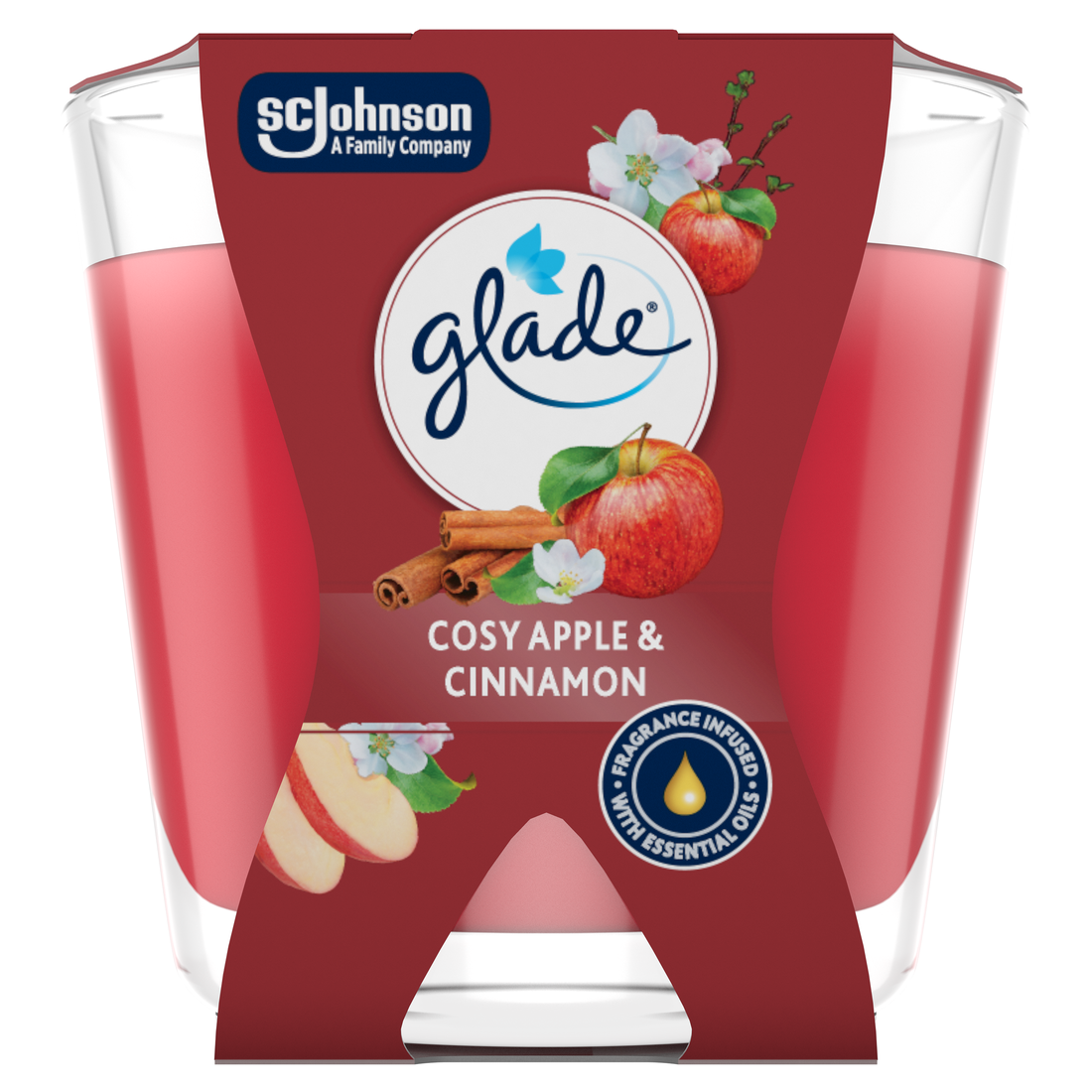 glade Apple & Cinnamon sviečka 70 g