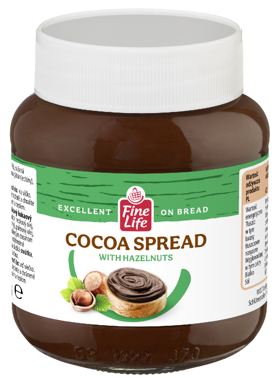 Fine Life Nátierka lieskovooriešková 350 g