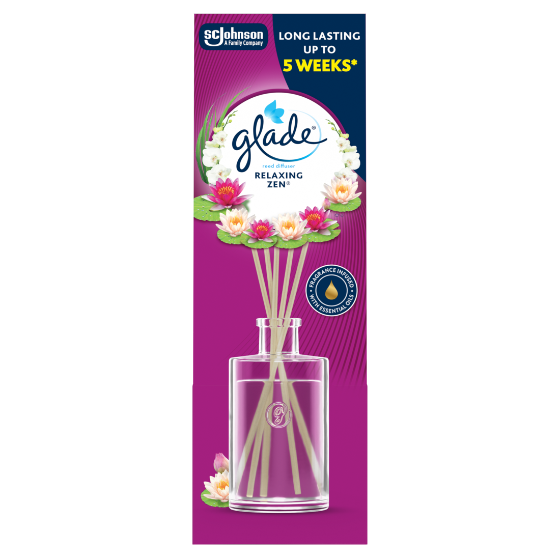 glade Relaxing Zen vonné tyčinky 50 ml