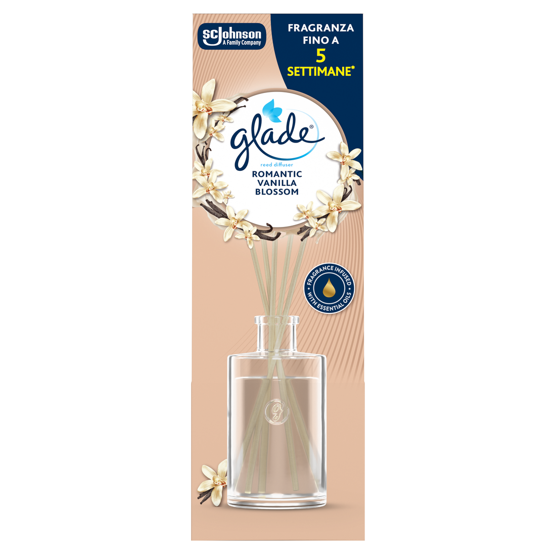 glade Vanilla Blossom vonné tyčinky 50 ml