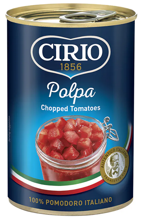 CIRIO Paradajky krájané 400 g