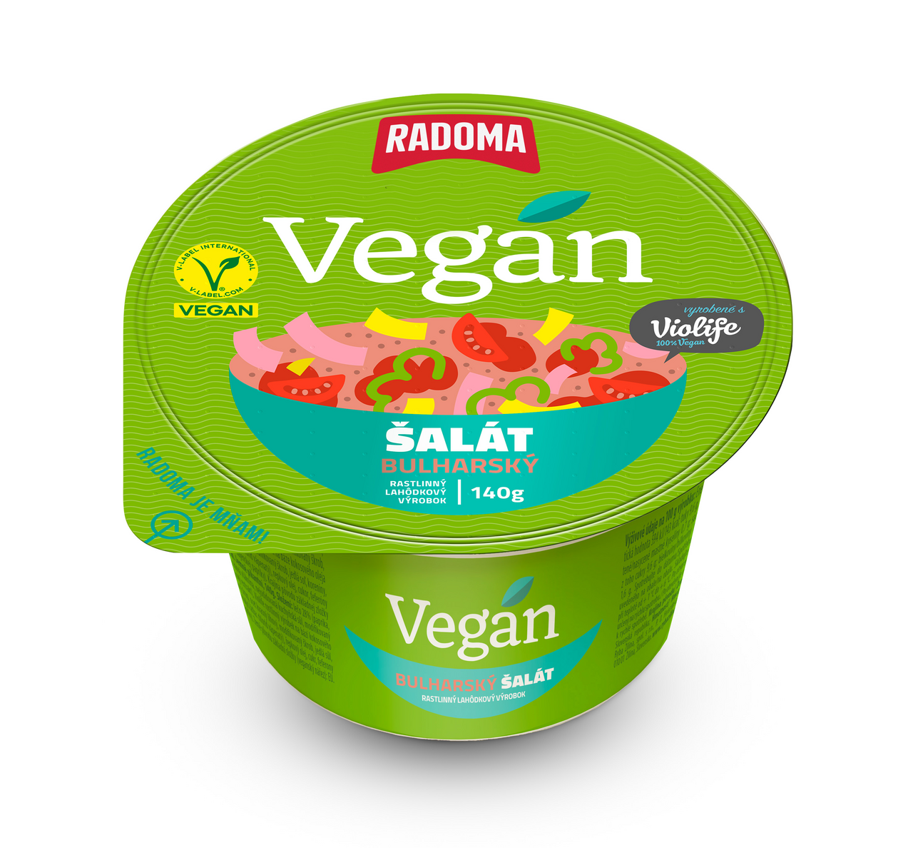 RADOMA Vegan Bulharský šalát chlad. 140 g