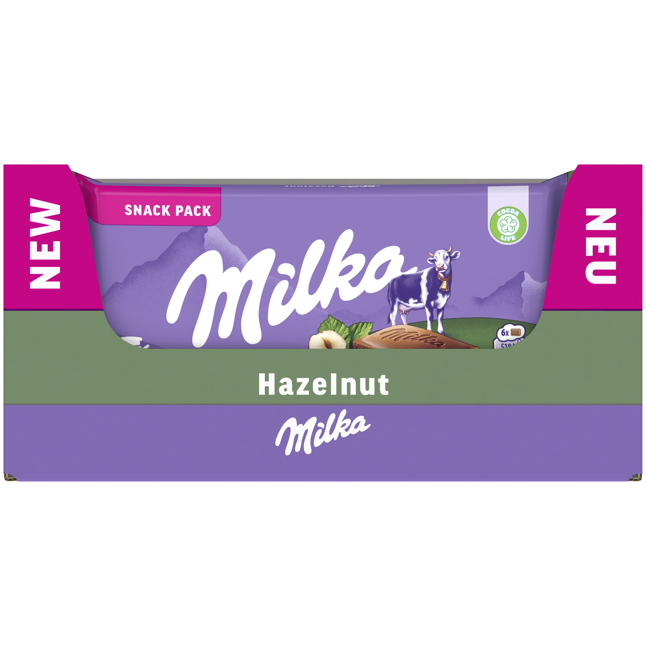 Milka Tabuľková čokoláda oriešková 19 x 45 g