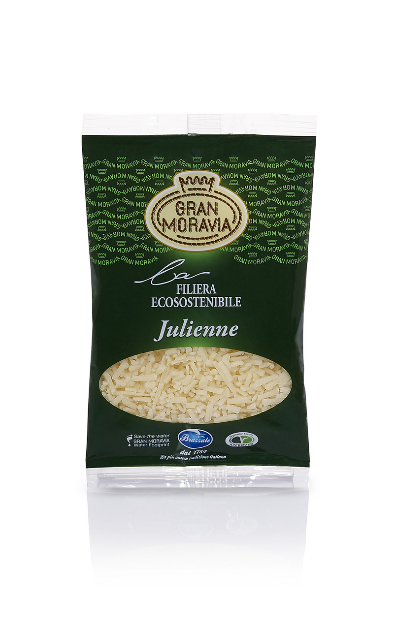 GRAN MORAVIA Julienne tvrdý syr strúhaný chlad. 100 g