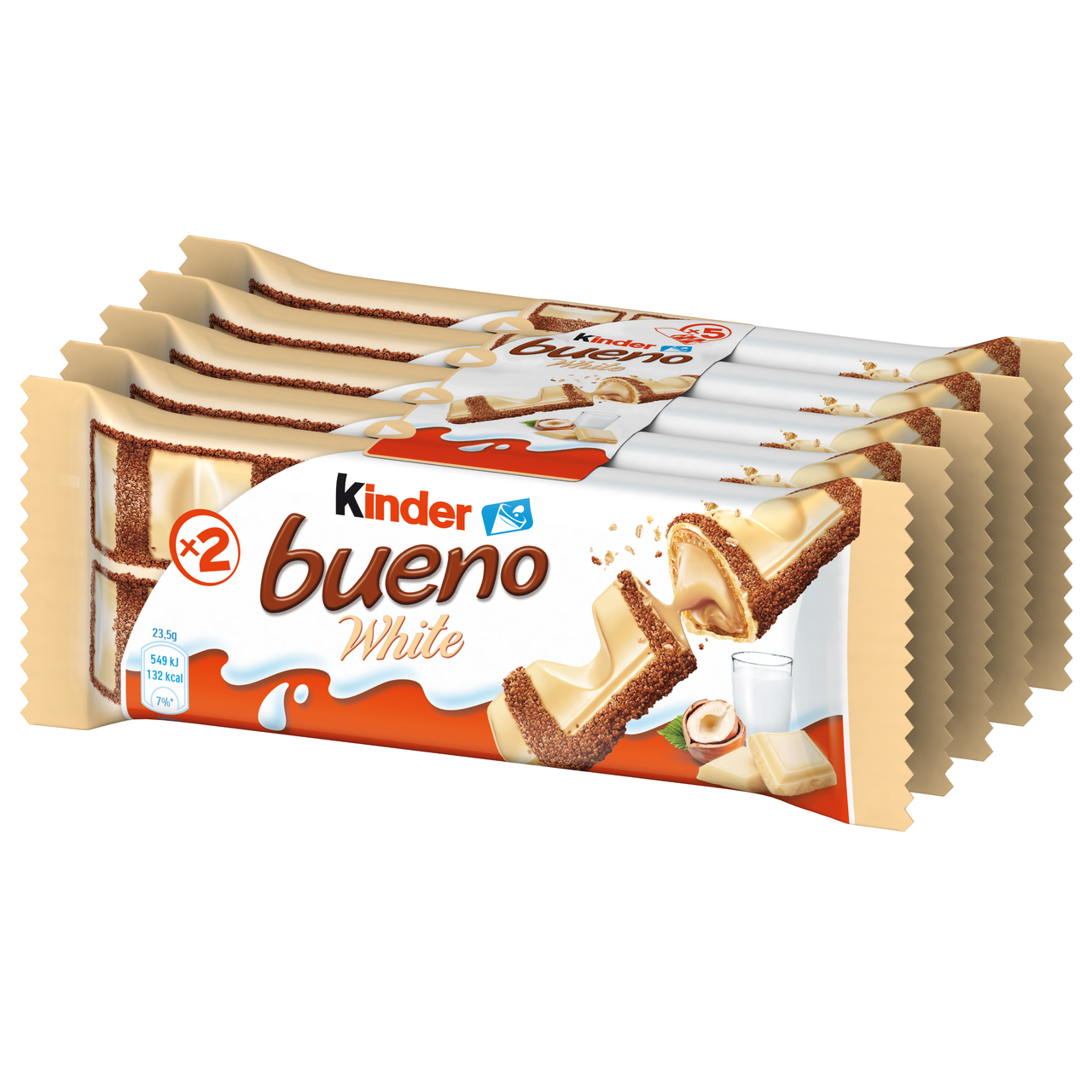 kinder Bueno white (5 ks) 195 g