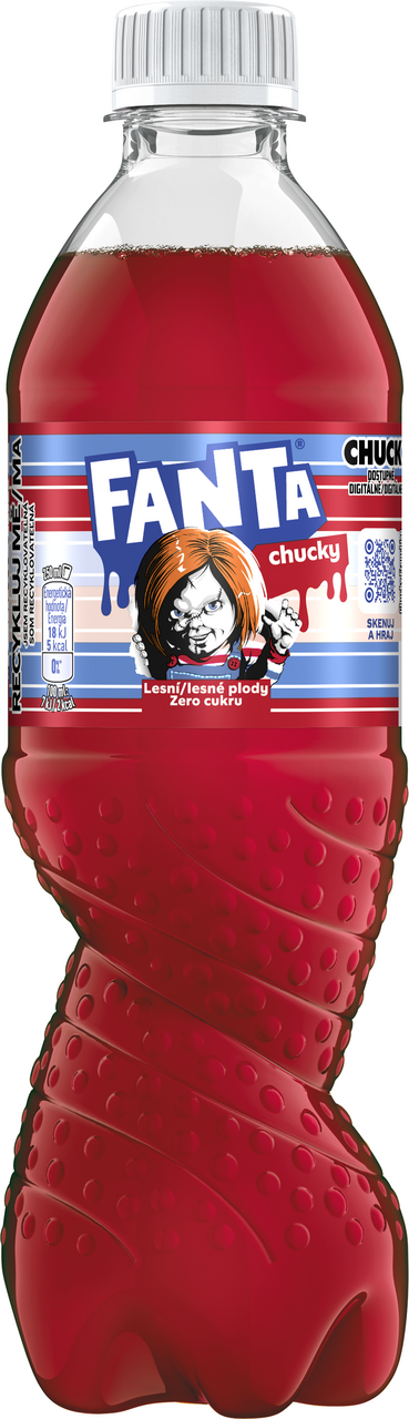 FANTA Zero Chucky sýtený nápoj 12 x 500 ml vratná PET fľaša