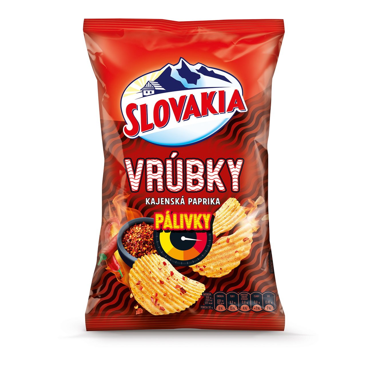 SLOVAKIA Vrúbky kajenská paprika 120 g