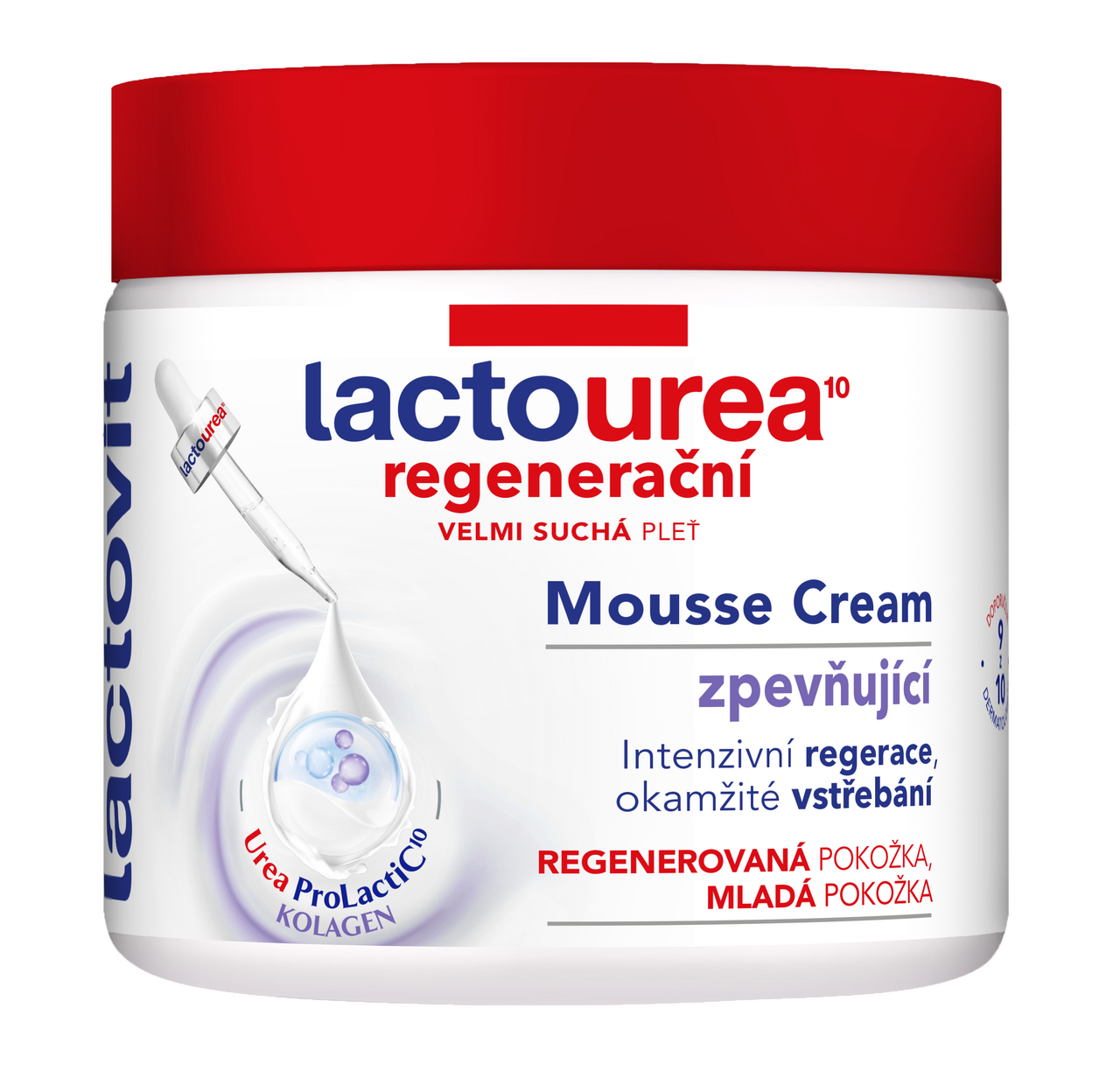 lactovit Lactourea Mousse Cream spevňujúci 400 ml