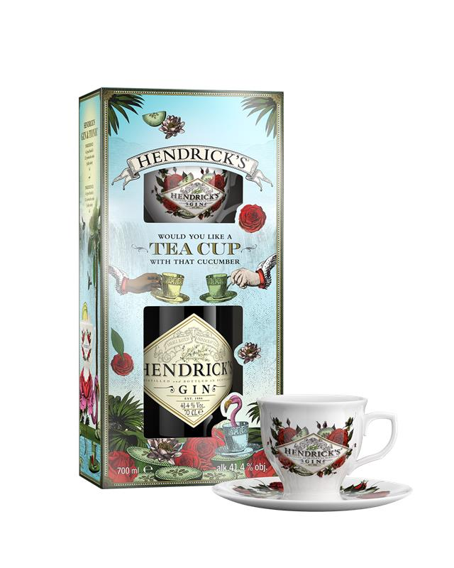 HENDRICK'S Gin 41.4% 700 ml + šálka 1 ks