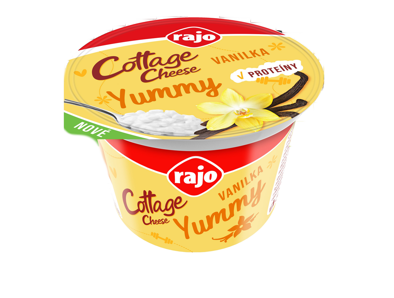 rajo Cottage Cheese Yummy vanilka chlad. 180 g