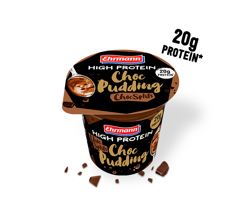 Ehrmann HIGH PROTEIN Pudding choc splits chlad. 230 g