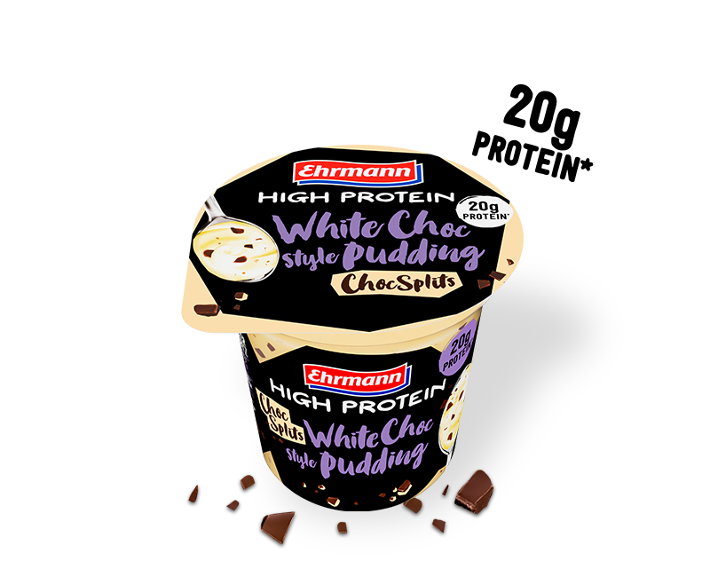 Ehrmann HIGH PROTEIN Pudding white splits chlad. 230 g