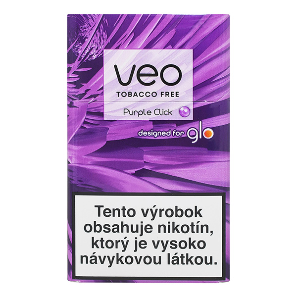 veo Purple Click nikotínové náplne 20 kusov x 10