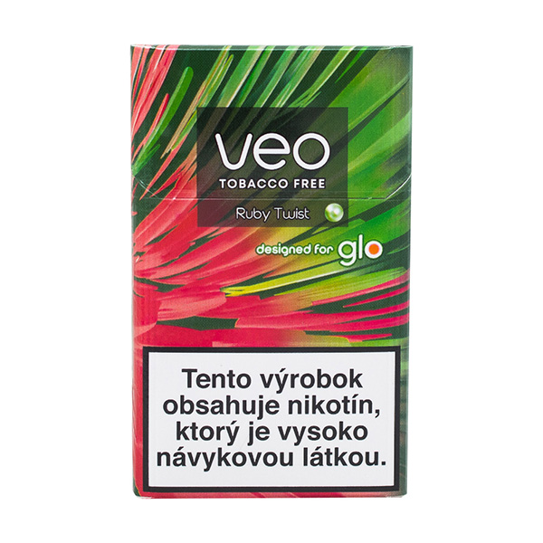 veo Ruby Twist Click nikotínové náplne 20 kusov x 10