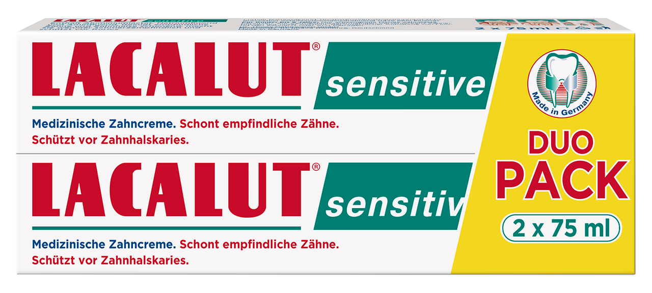 LACALUT Sensitive duo 2 x 75 ml