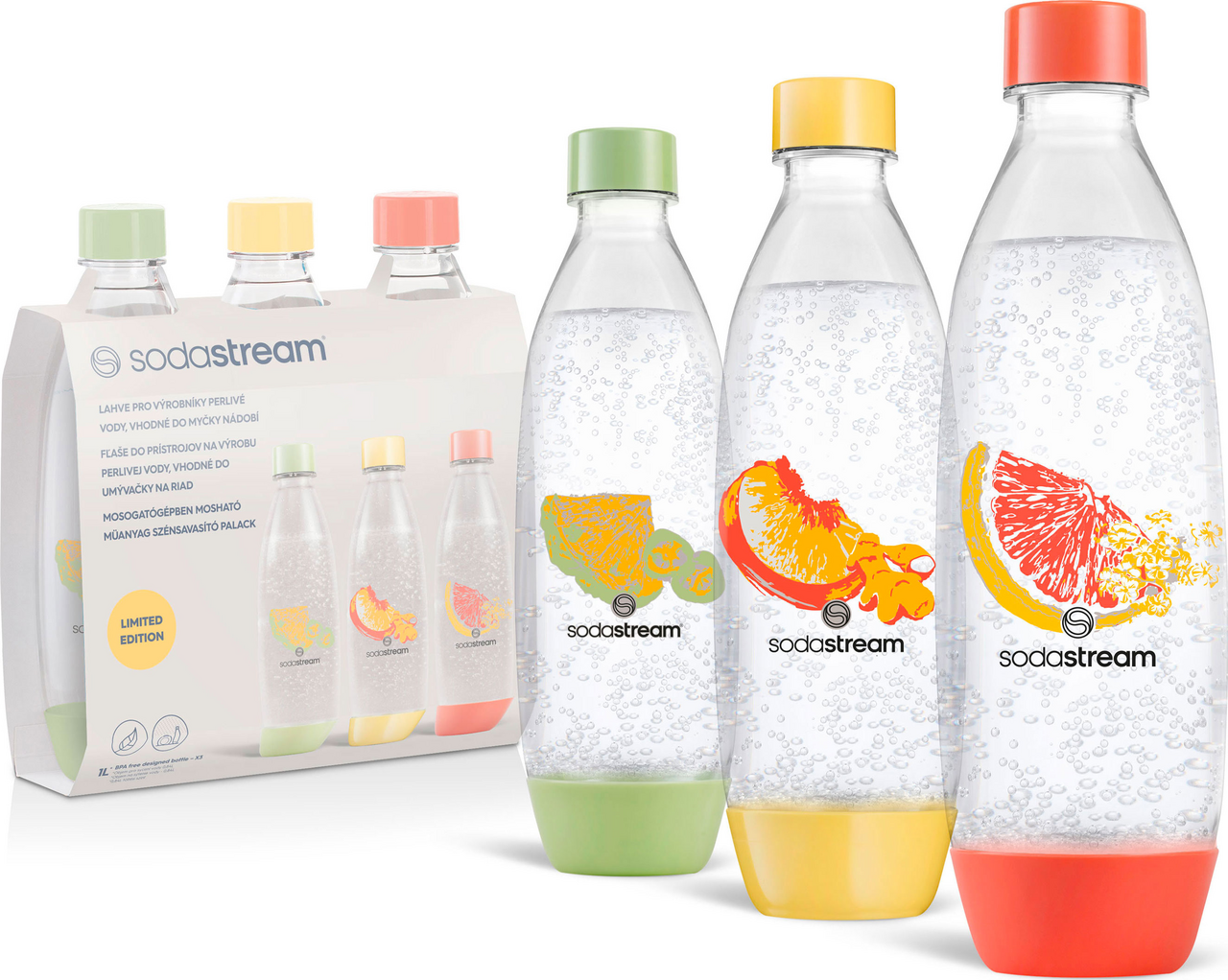 sodastream Fľaša Fuse fruits 3 x 1 l