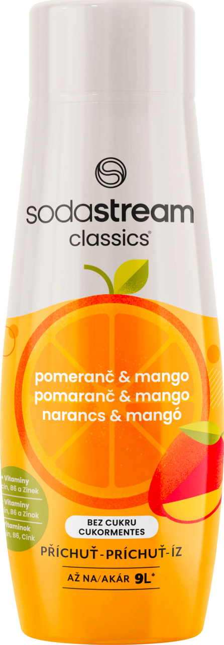sodastream Sirup Zero pomaranč a mango 400 ml