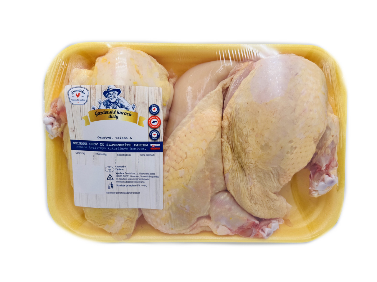 Domäsko Gazdovské kuracie rezne Supreme mraz. váž. cca 1 kg