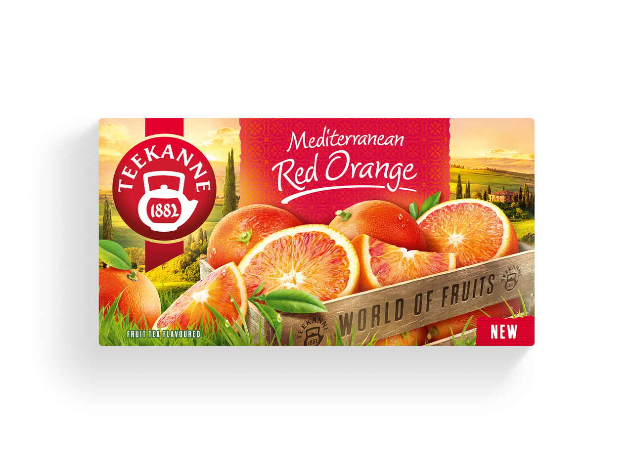 TEEKANNE World of Fruits Mediterranean red orange ovocný čaj 40 g