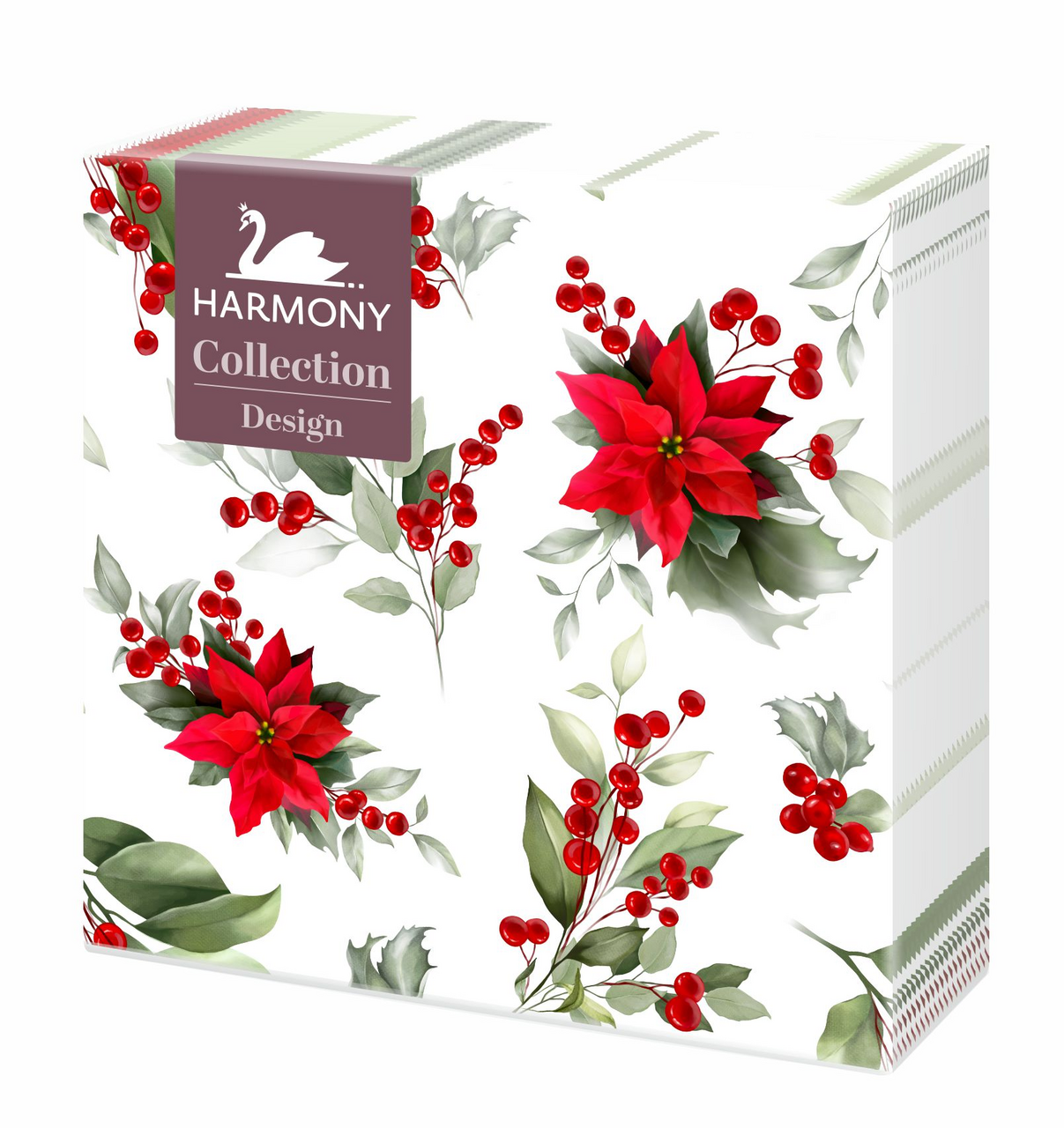 HARMONY Servítky Berries 3 vrstvové 33 cm 20 ks