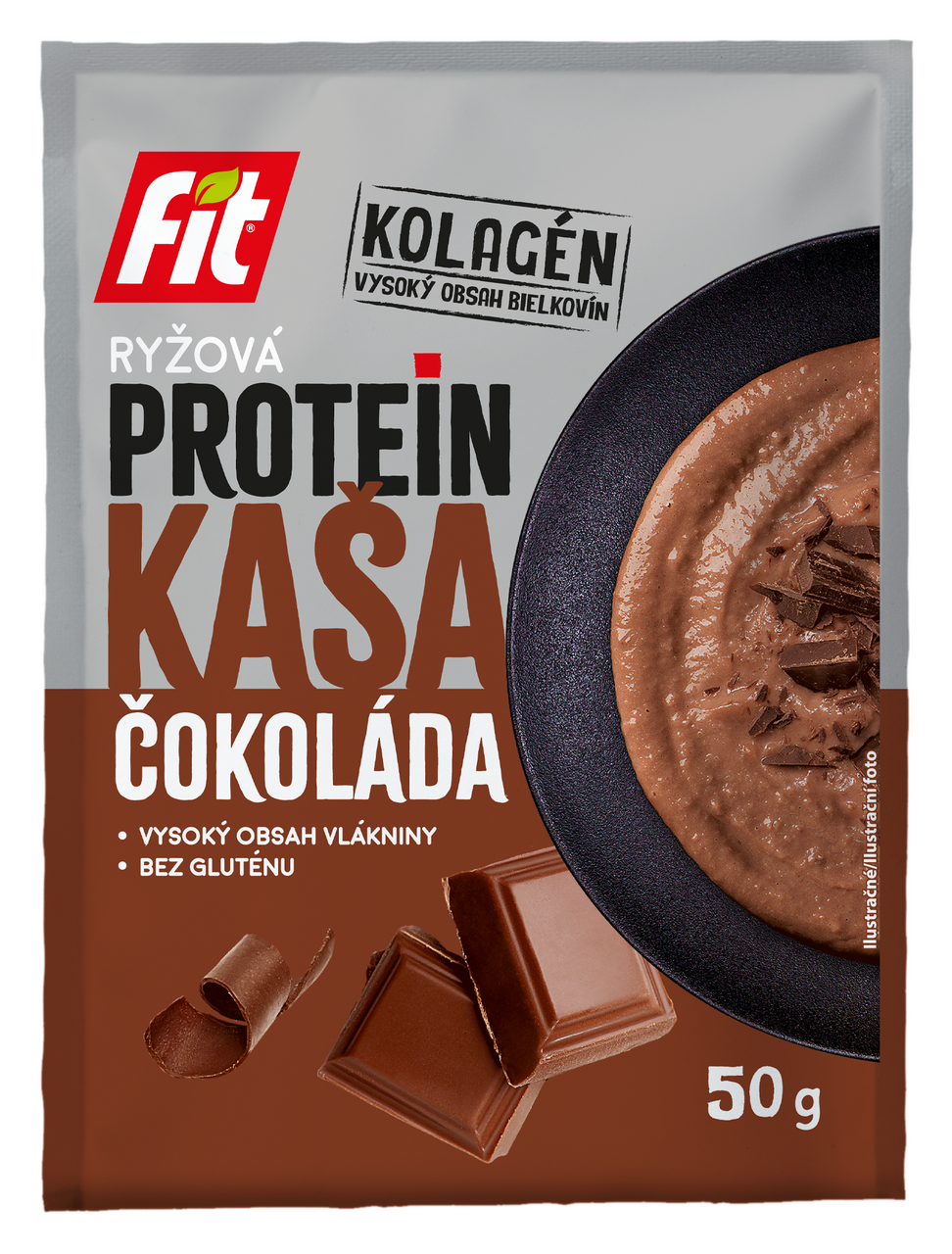 Fit Protein Ryžová kaša čokoláda 50 g