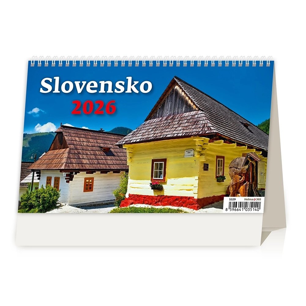 Kalendár stolový Slovensko 1 ks