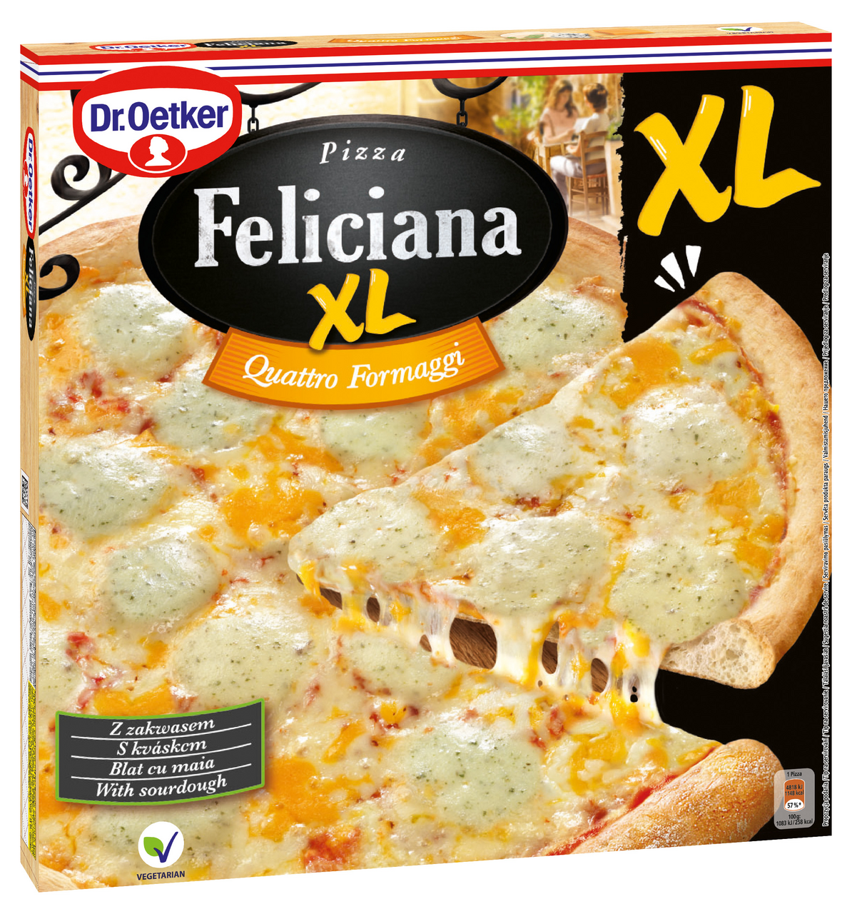 Dr.Oetker Feliciana XL quattro formaggi mraz. 445 g