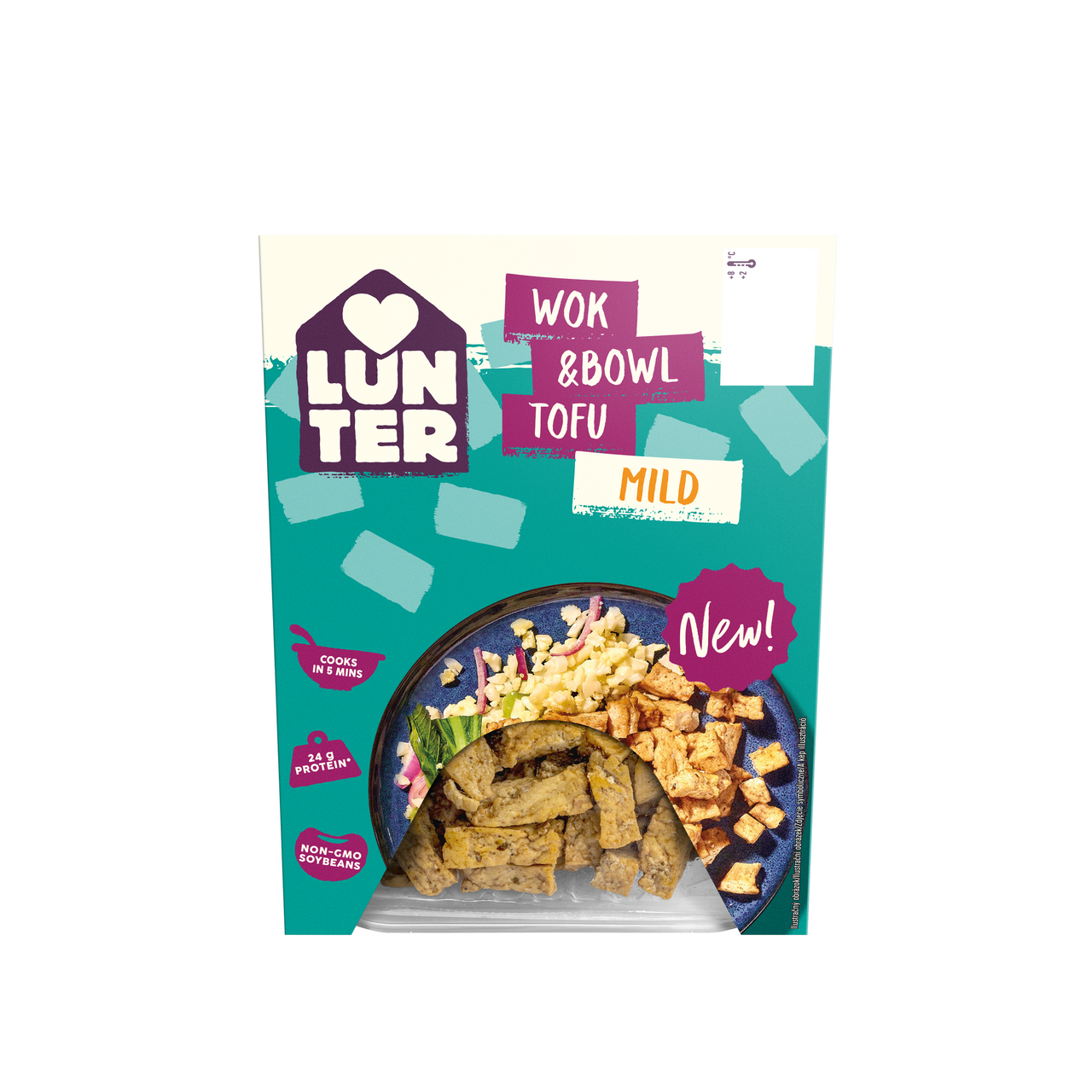 LUNTER Wok&Bowl tofu mild chlad. 160 g
