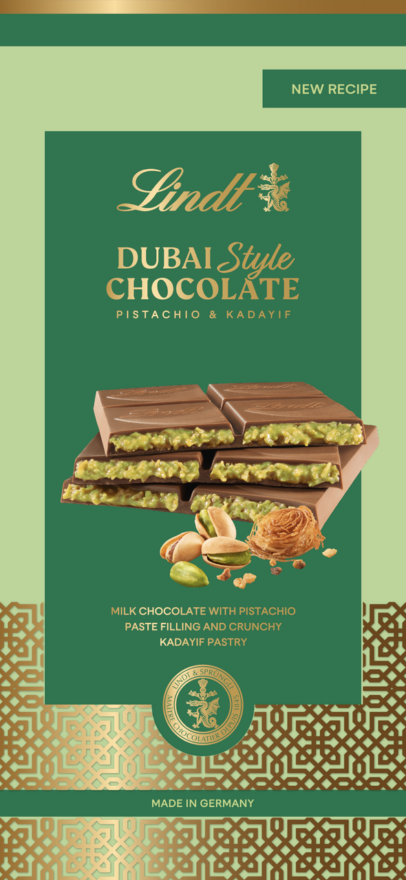 Lindt Dubai Style tabuľková čokoláda 145 g