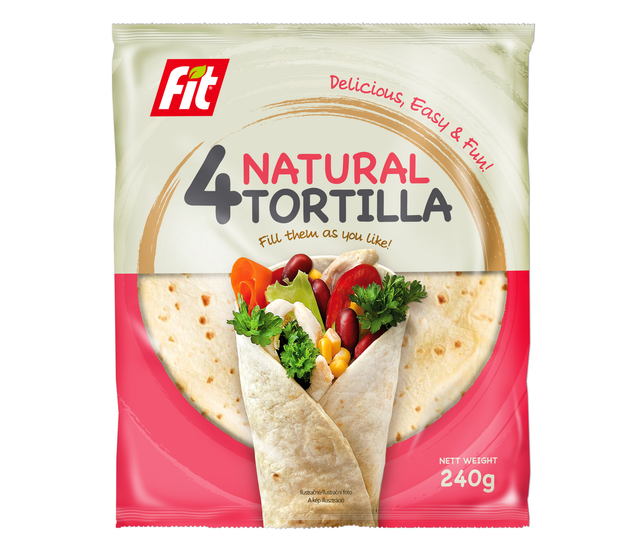 Fit Natural tortilla 240 g