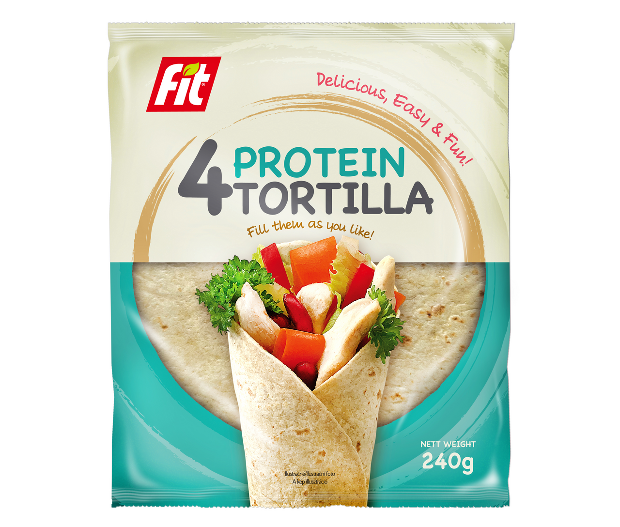 Fit Protein tortilla 240 g