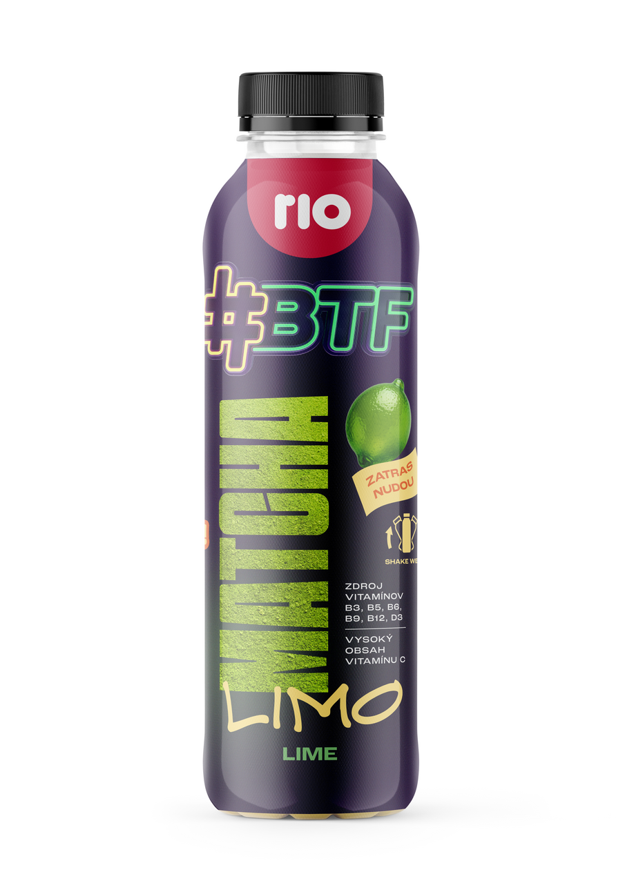 RIO BTF Matcha lime 6 x 400 ml vratná PET fľaša