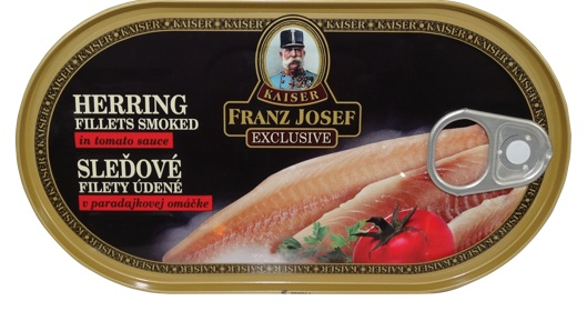 FRANZ JOSEF KAISER Sleďové filety údené v paradajkovej omáčke 170 g