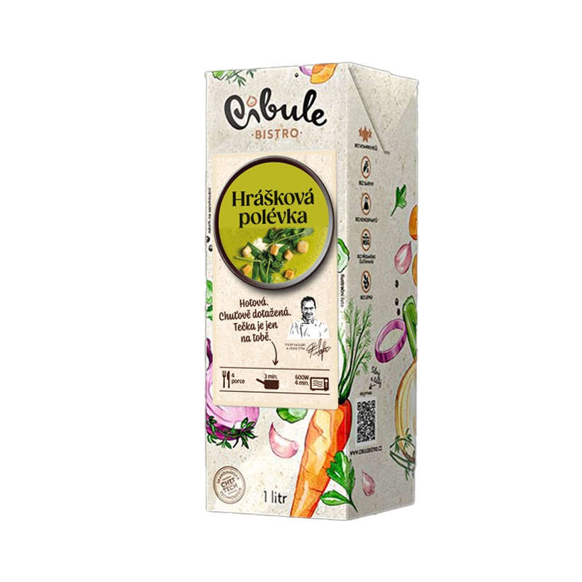 Cibule BISTRO Polievka hrášková 1 l