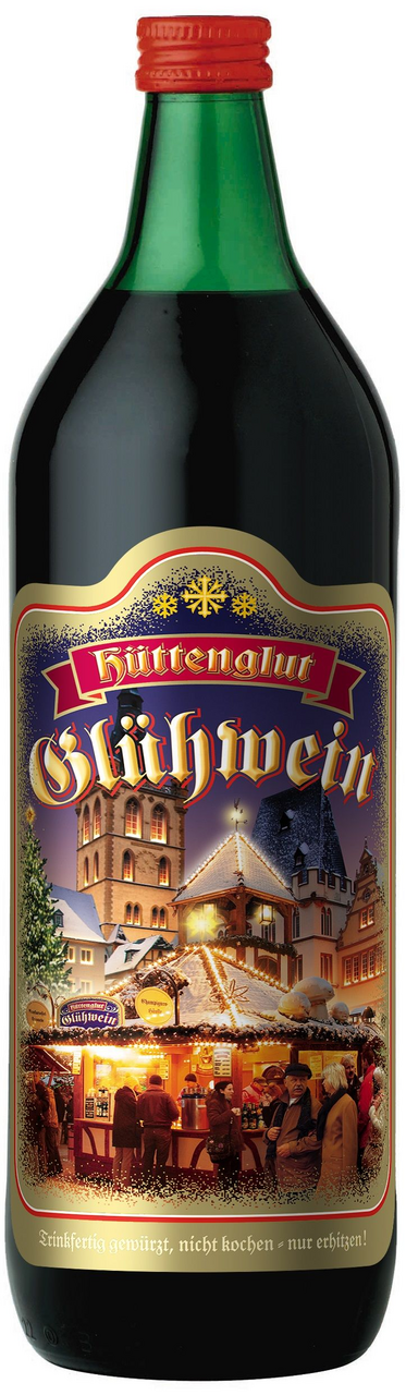 Hüttenglut Glühwein 9% 1 l