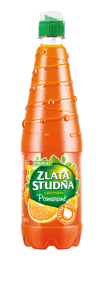ZLATÁ STUDŇA Sirup s vitamínmi pomaranč 6 x 700 ml