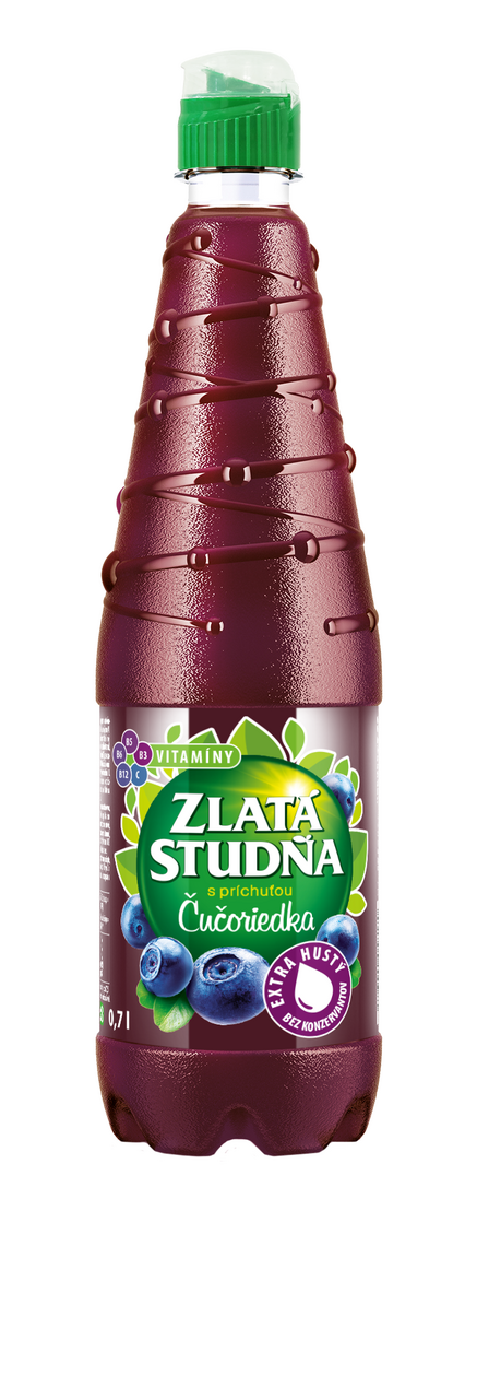 ZLATÁ STUDŇA Sirup s vitamínmi čučoriedka 6 x 700 ml