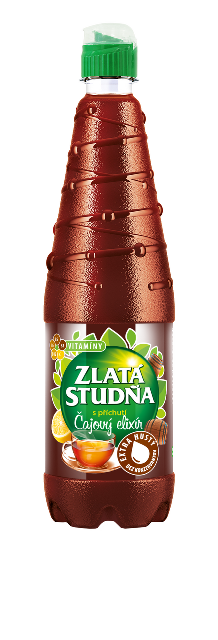 ZLATÁ STUDŇA Sirup s vitamínmi čajový elixír 6 x 700 ml