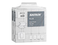 Katrin Plus Utierky papierové hand towel ZZ 1-vrstvové 20x300 útržkov 1 ks
