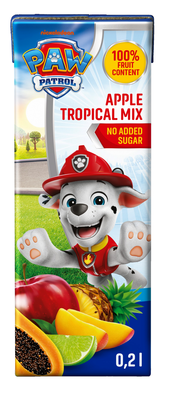 PAW PATROL 100% džús tropic 27 x 200 ml