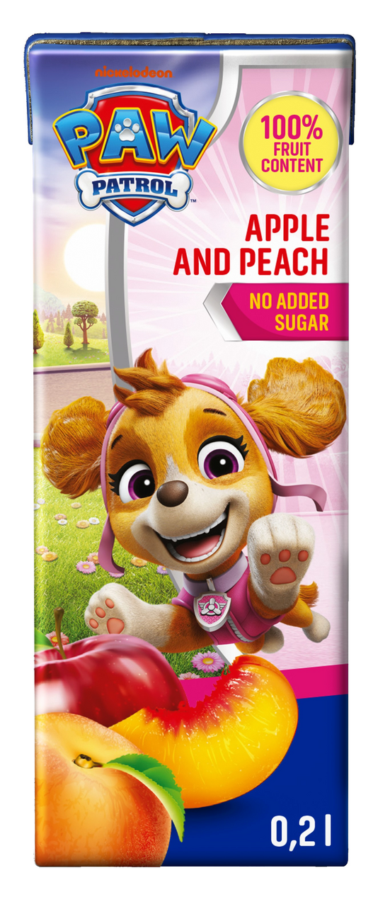 PAW Patrol 100% džús broskyňa 27 x 200 ml