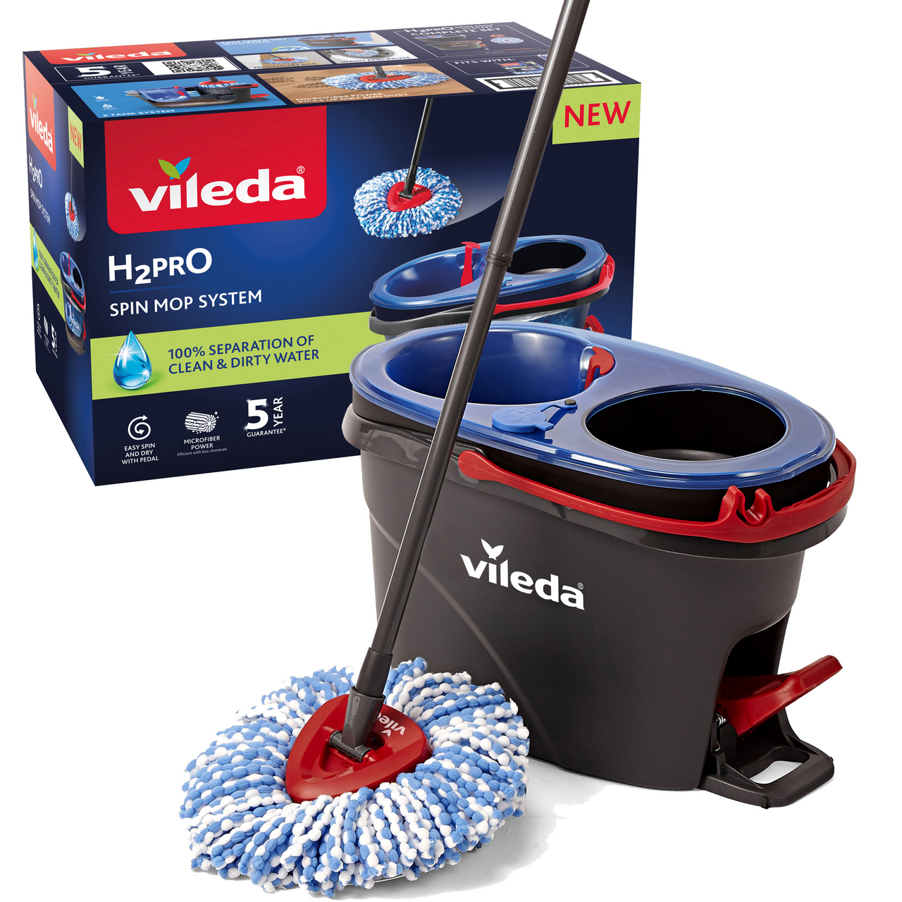 VILEDA H2PRO SPIN MOP