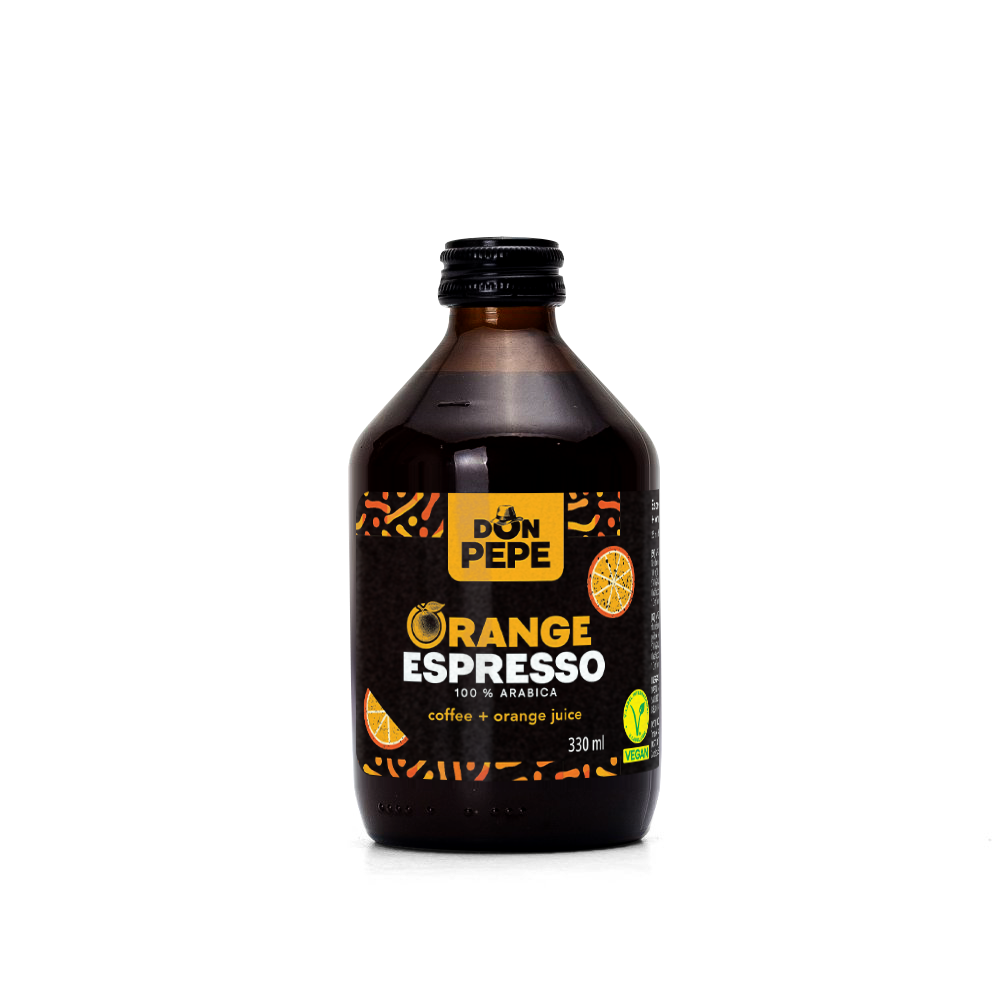DON PEPE Orange Espresso 330 ml sklo
