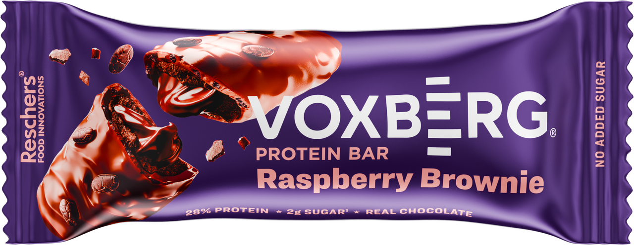 VOXBERG PROT.TYČ.50g RASP.BROW