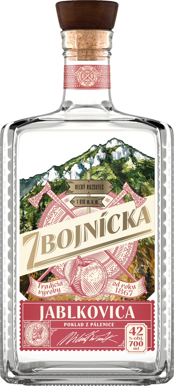 ZBOJNÍCKA JABLKOVICA 42% 700ml