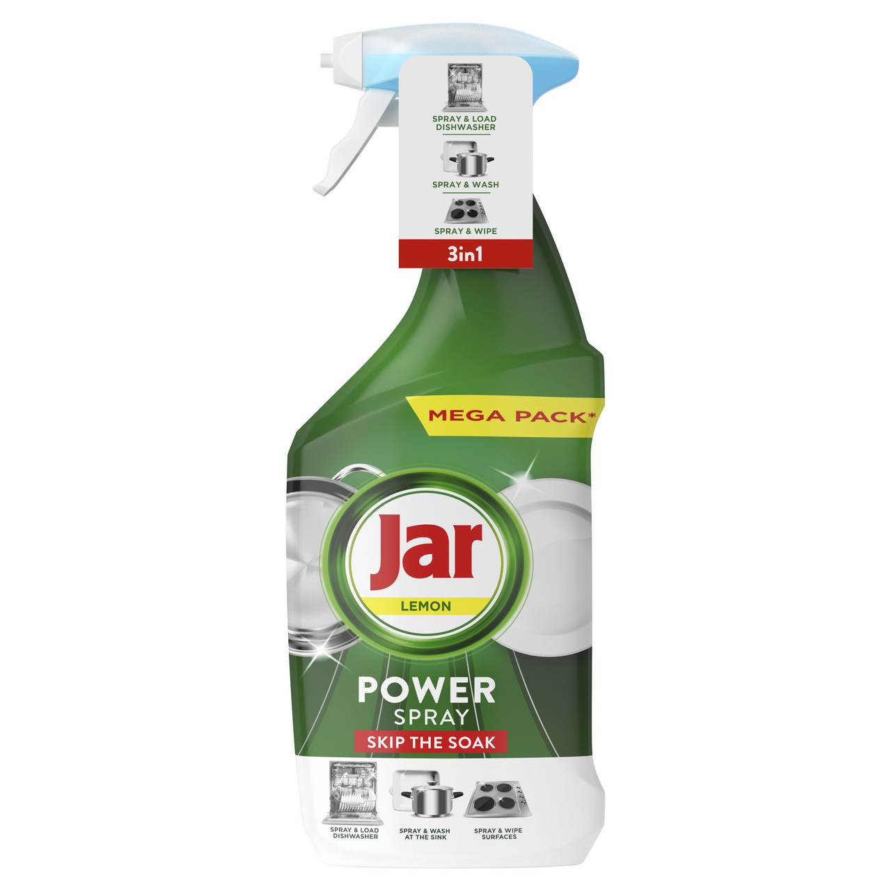 Jar Power Lemon čistiaci prostriedok v spreji 800 ml