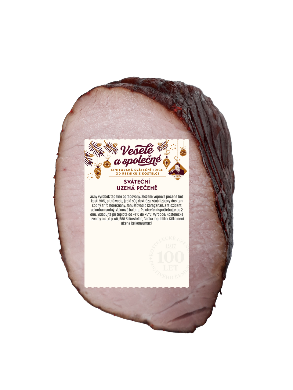 Kostelecké uzeniny Sviatočné údené karé chlad. váž. cca 1 kg