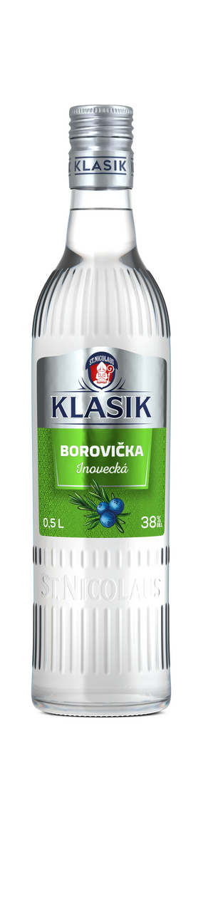 KLASIK Borovička Inovecká 38% 500 ml